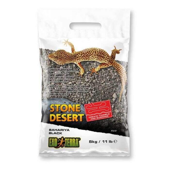 ExoTerra Podłoże  Stone Desert czarna pustynia 5kg