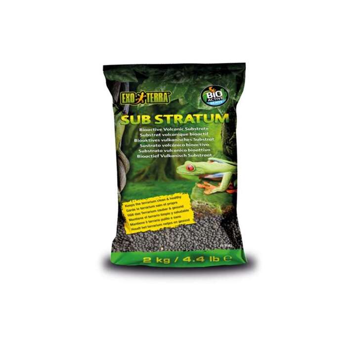 ExoTerra Sub Stratum BioactiveVolcanic Sub podłoże do terrarium dla żab 2kg