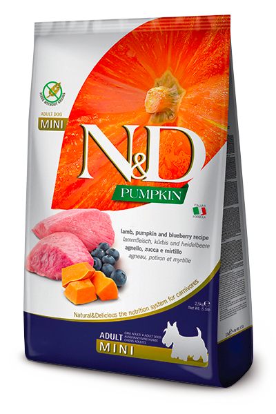 Farmina N&D Pumpkin Grain Free Dog Adult Mini jagnięcina i jagoda 800g