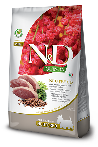 Farmina N&D Quinoa Dog Neutered Adult Mini 2,5kg