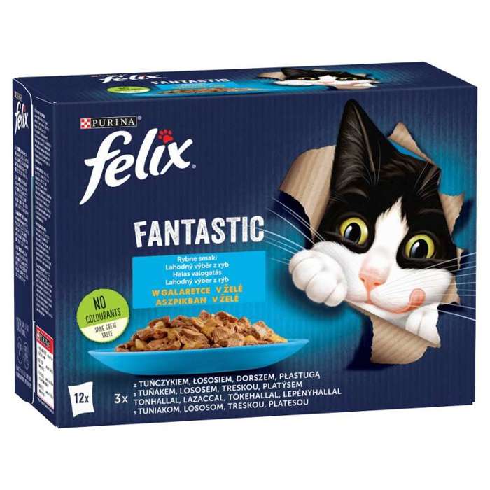 Felix Fantastic uczta oceanu w galaretce 12x85g