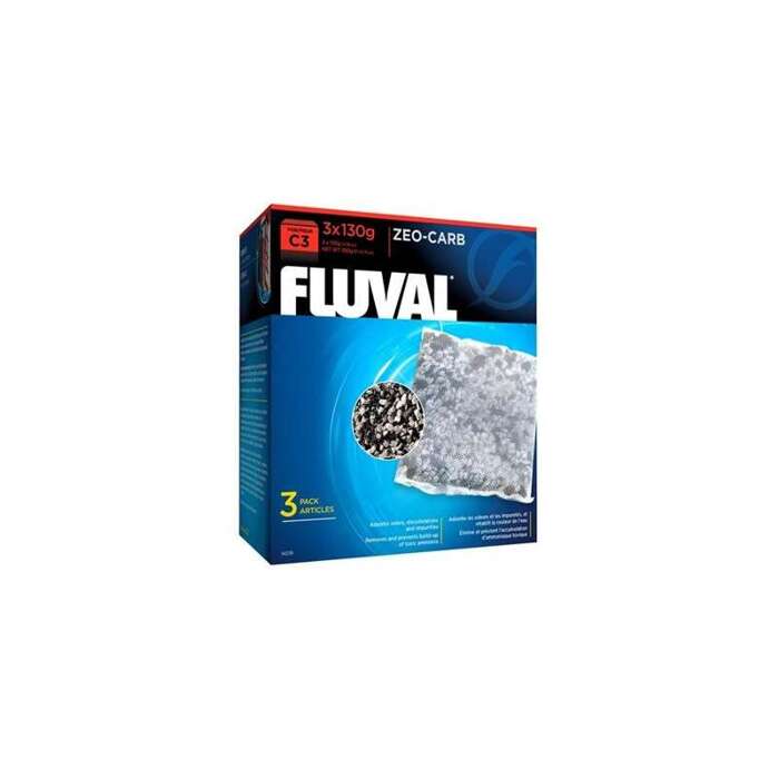 Fluval wkład węglowy Zeo-Carb do filtra C3 3x130g