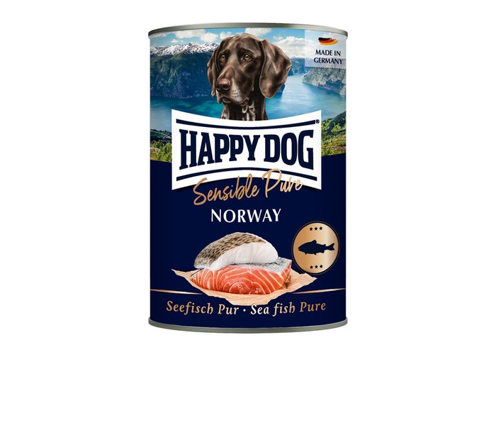 Happy Dog Sensible Pure Norway z rybami 400g