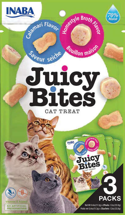 Inaba Juicy Bites Bulion, Kalmary 3x11,3g