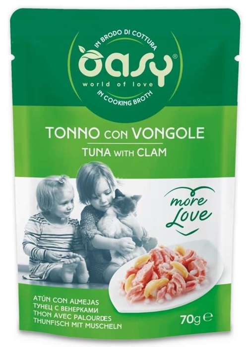 OASY More Love Tuńczyk z Małżami 70G 