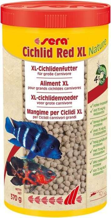 Sera Cichlid Red Nature XL 1000 ml granulat pokarm dla pielęgnic