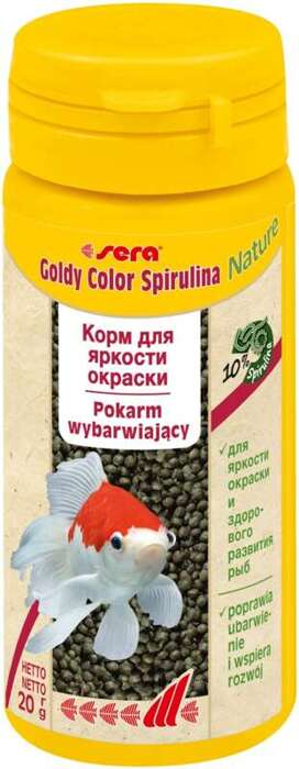 Sera Goldy Color Spirulina Nature 50 ml granulat pokarm dla złotych rybek