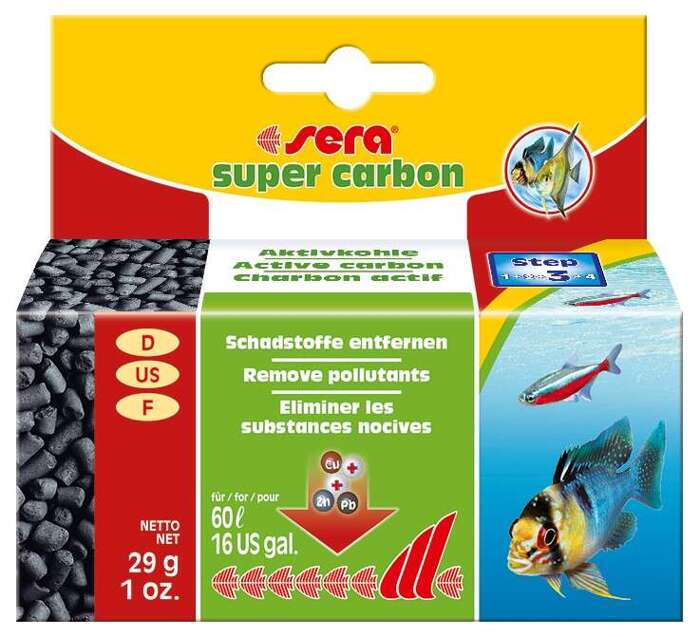 Sera Super Carbon węgiel aktywny 29g