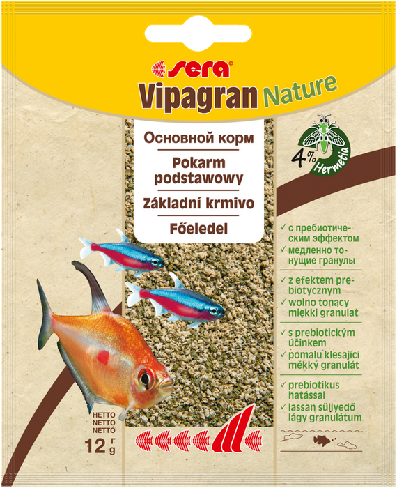 Sera Vipagran Nature saszetka 12g granulat pokarm podstawowy