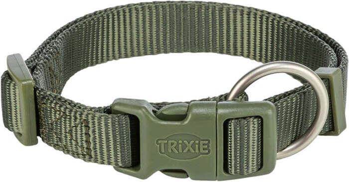 Trixie Obroża Premium oliwkowa zieleń XS-S: 22-35cm/10mm