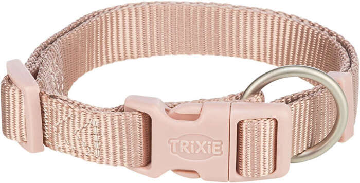 Trixie Obroża Premium róż M-L: 35-55cm/20mm