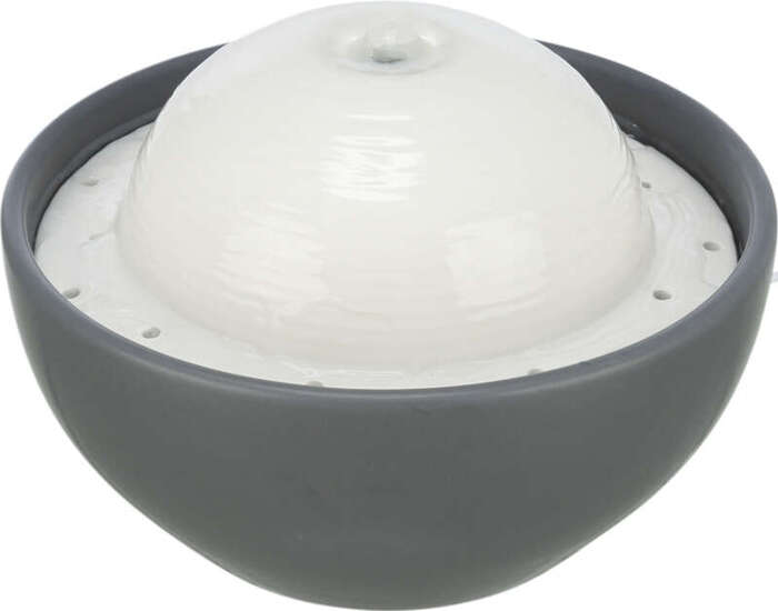 Trixie Poidło automatyczne Vital Dome ceramiczne szaro/białe 1,5l/20x10x20cm