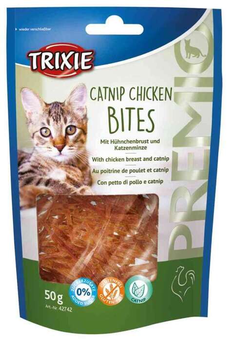 Trixie Premio Catnip Chicken Bites -kurczak i kocimiętka 50g