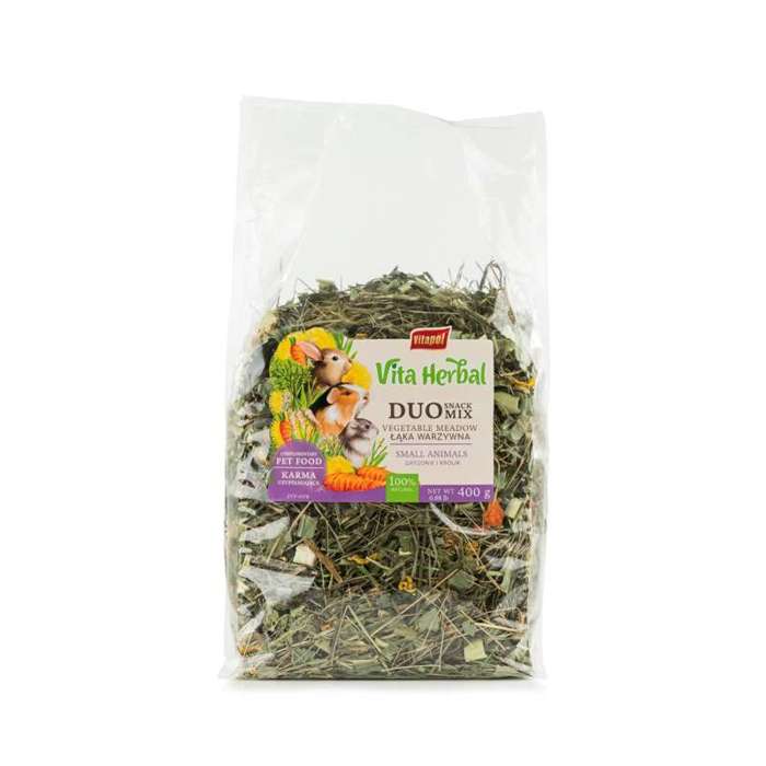 Vita Herbal Duo Snack łąka warzywna dla gryzoni i królika 400g