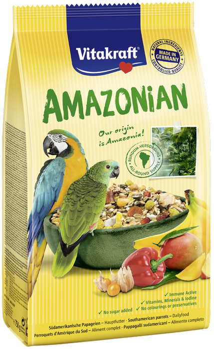 Vitakraft Amazonian pokarm dla papug południowo-amerykańskich 750g