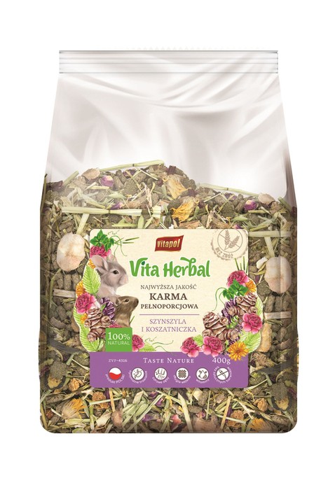 Vitapol  Vita Herbal karma dla szynszyli i koszatki 400g