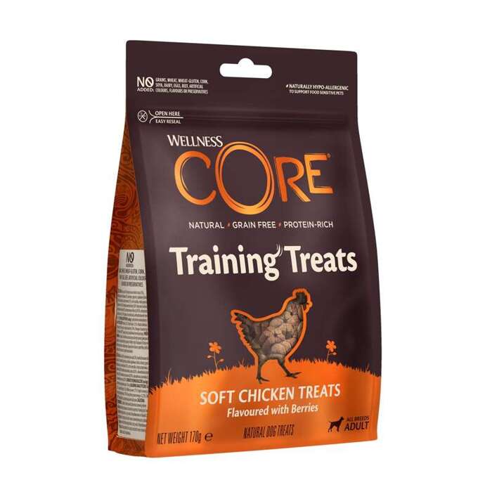 Wellness Core Training Treats przysmak dla psów dorosłych kurczak i jagody 170g