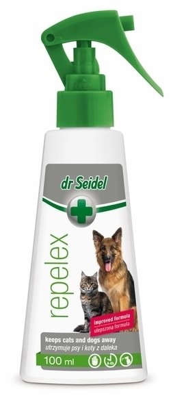 dr Seidel Repelex preparat odstraszający psy i koty - wewnętrzny 100ml
