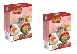 2 X VITAPOL DROPSY DLA GRYZONI MIX 75G
