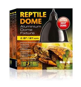 ExoTerra Reflektor aluminiowy Reptile Dome, do 160W L 21,5 x 23,5 x 21,5 cm