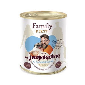 Family First z jagnięciną i ziemniakami 800g